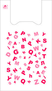 майки 38х66 Алфавит/100