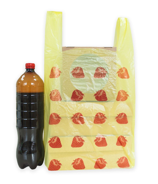 майки 29х57 Клубничка, желтые /100 от производителя в Березниках