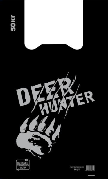 майки 40х66 25мкр Deer Hunter, черные/50