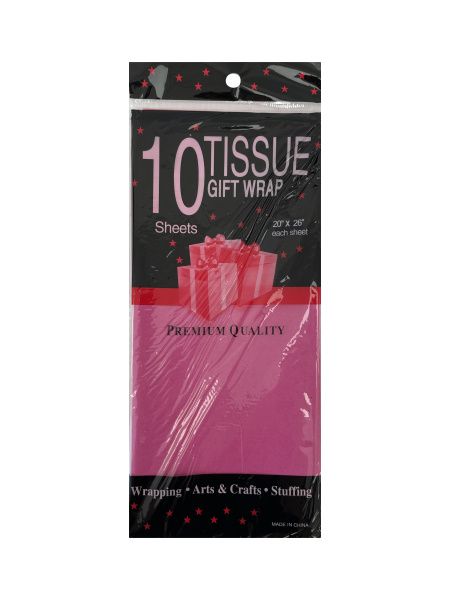 бумага Тишью 50*66 малиновый/10