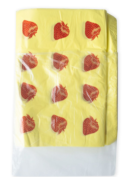 майки 29х57 Клубничка, желтые /100 от производителя в Березниках