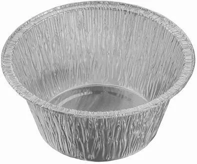 контейнер алюминиевый круглый СN21G (верх 85, низ 55, высота 39)/3600