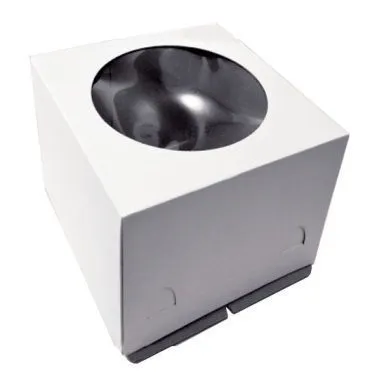 коробка бум. д/торта 300х300х190 с окном EB 190/10