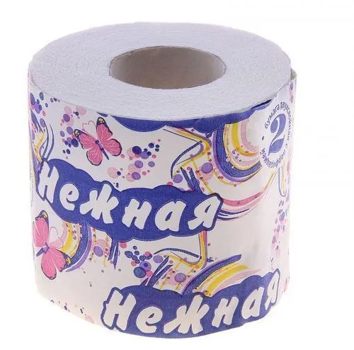 бумага туалетная НЕЖНАЯ 2-сл/48