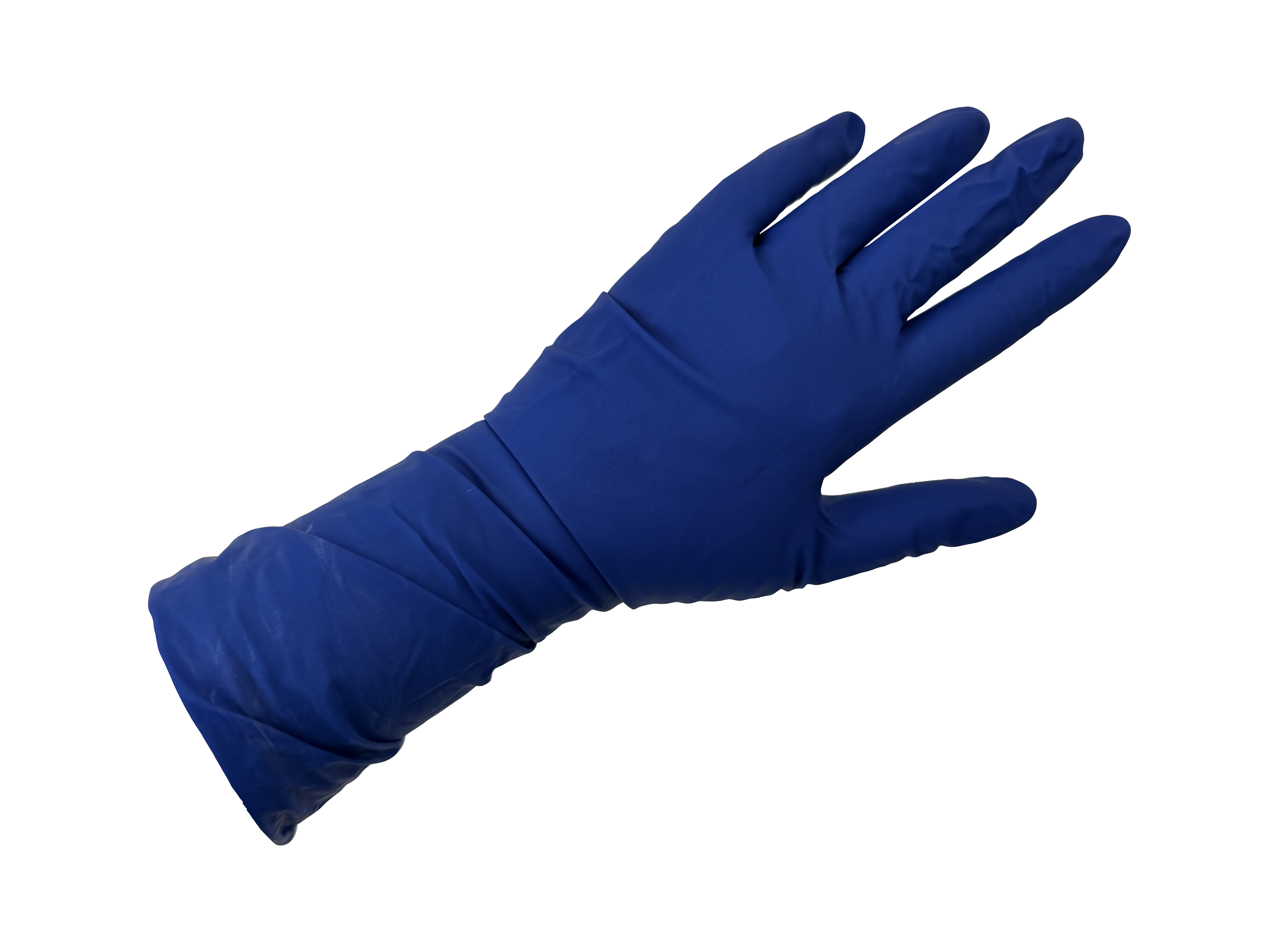 Перчатки смотровые BENOVY Latex High Risk, латексные, синие, XL, 25 пар, ЧЗ от производителя в Кирове