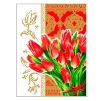 Пакет подарочный ПП ламинированный с клеевым клапаном, 25×32 см, ассорти, 50 шт.