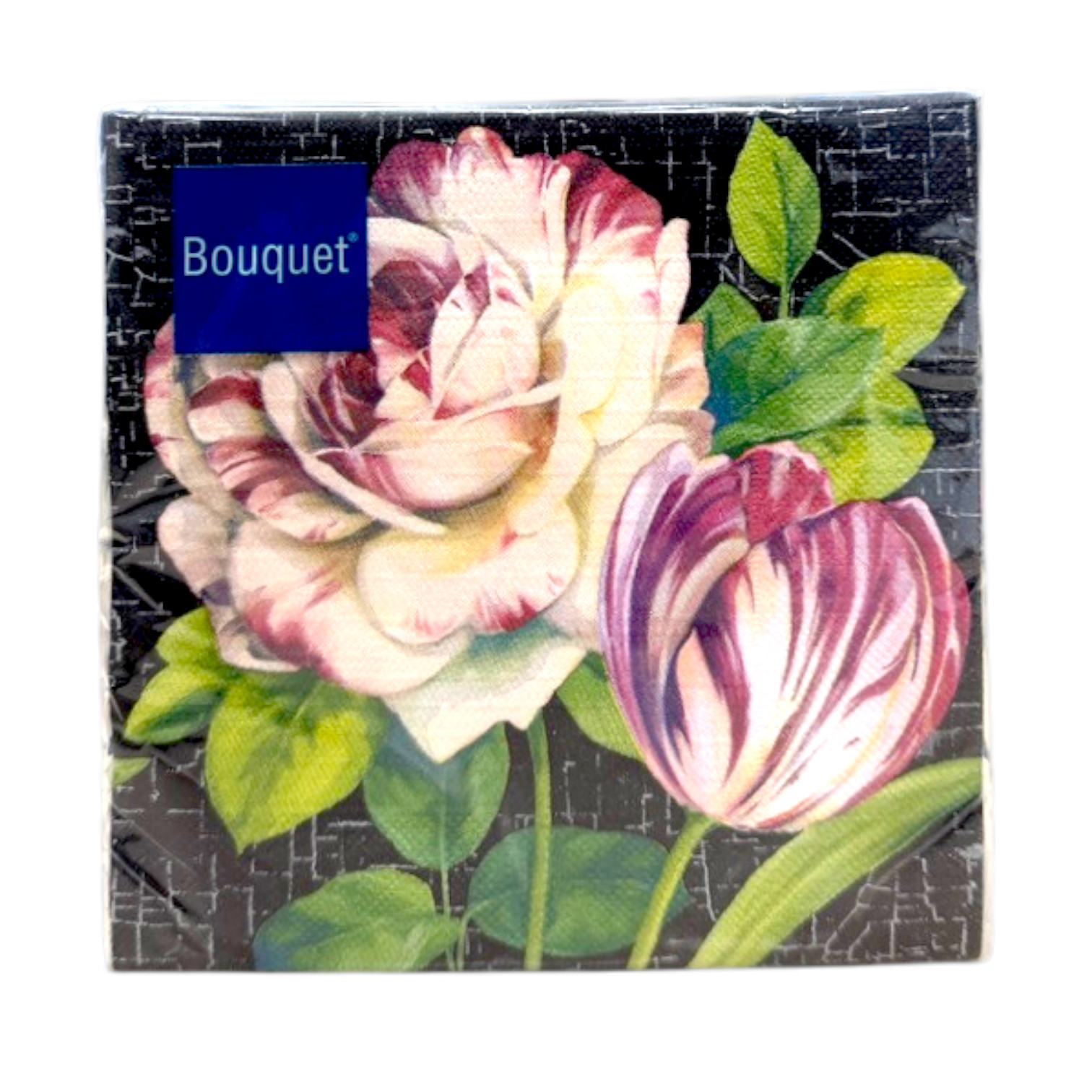 Салфетки бумажные Bouquet «Винтажные цветы», 33×33 см, 3 слоя, 20 шт. от производителя в Кирове