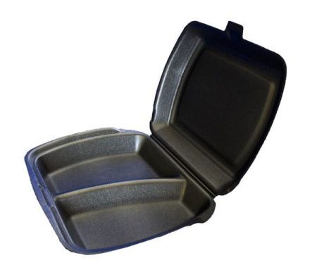 ланч-бокс вспен ЮЖ 2-секц LB ЧЕРНЫЙ