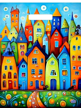 пакеты выр.31х40 Сочные краски ШК