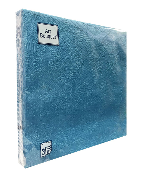 салфетки 3-сл 33х33 БУКЕТ Барокко Морской/16