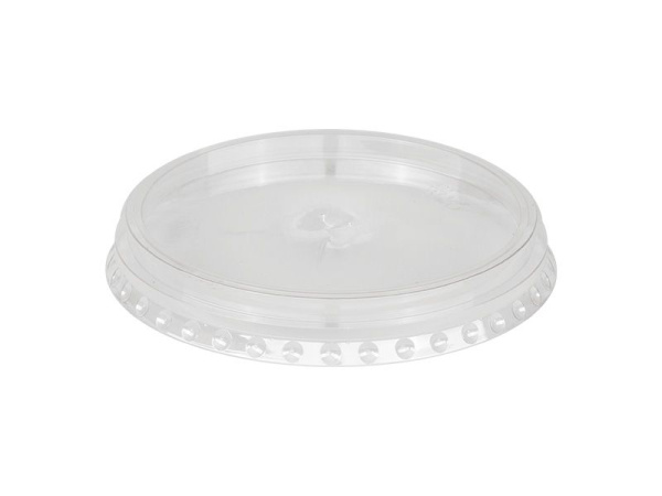 крышка ПЛОСКАЯ д/стакана РЕТ СтП с отверстием d=95/50