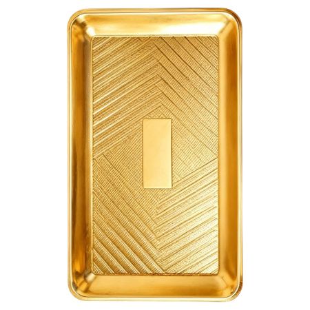 поднос пласт. кадо прямоугольный 32х22 золото