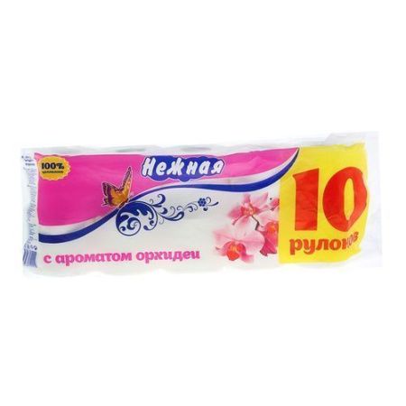 бумага туалетная НЕЖНАЯ аромат.2-сл/10