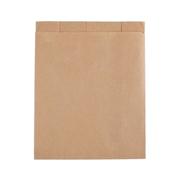 пакет бумажный с V-обр. дном 18х20 крафт *