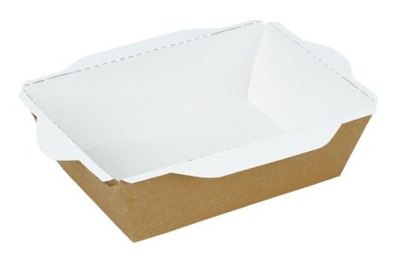 коробка бум. 1000 мл OpSalad DoECO без крышки