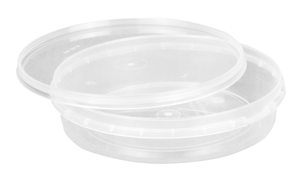 банка 0,27л прозрачная с крышкой d=94 ПМ/100