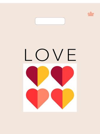 пакеты выр.31х40 Любовь в геометрии