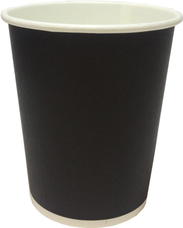 стакан бум. 200 мл Черный Скандипакк от производителя в Кирове