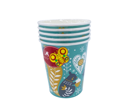 стакан бум. 200мл НГ Снежное рождество ДК