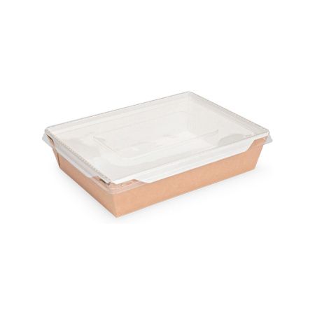 контейнер бум. 400 мл Geobox с плоской крышкой/140х100х45/50 *