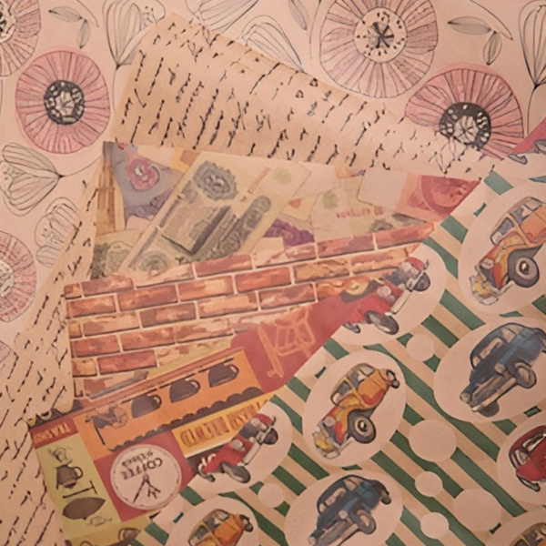 лист 100х68 бум. ассорти/2