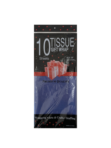 бумага Тишью 50*66 синий /10 *