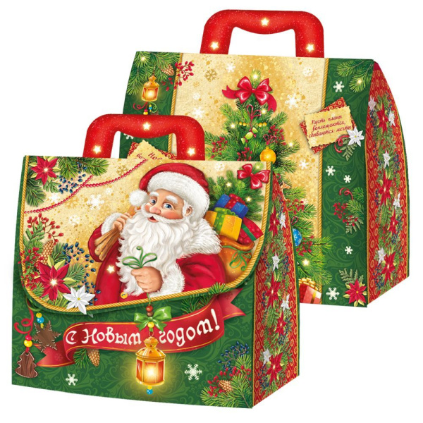 коробка 1,5 кг Портфельчик Ретро (хром-эрзац)