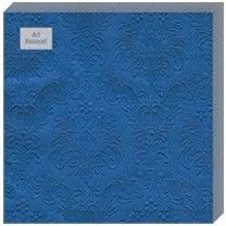 салфетки 3-сл 33х33 БУКЕТ Барокко синий/16